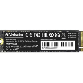 M.2 NVMe SSD 2.0TB Verbatim Vi3000